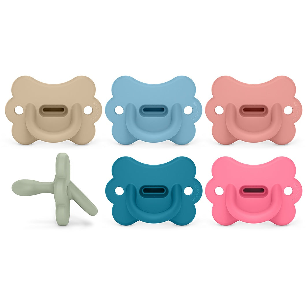 Suavinex - Chupeta Fisiológica SX PRO "Smoothie Butterfly" Intense Colour Silicone - 6/18 meses