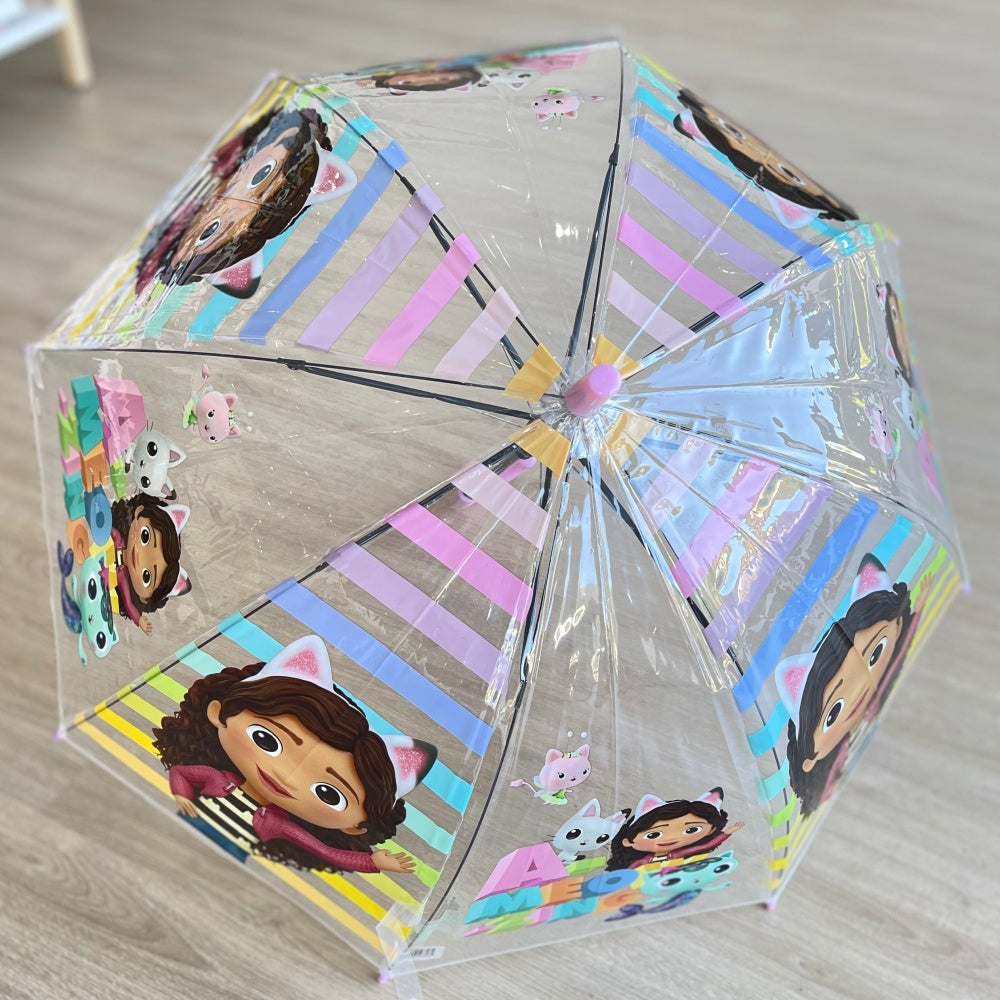 Gabby's Dollhouse - Guarda-Chuva Transparente 48 cm