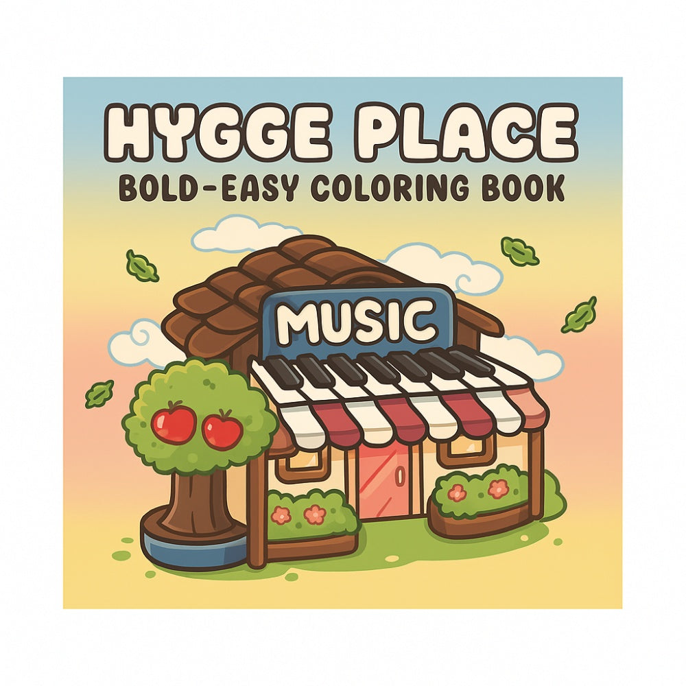 Livro para Colorir "Hygge Place"