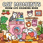 Livro para Colorir "Cat Moments"