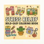 Livro para Colorir "Stress Relief"