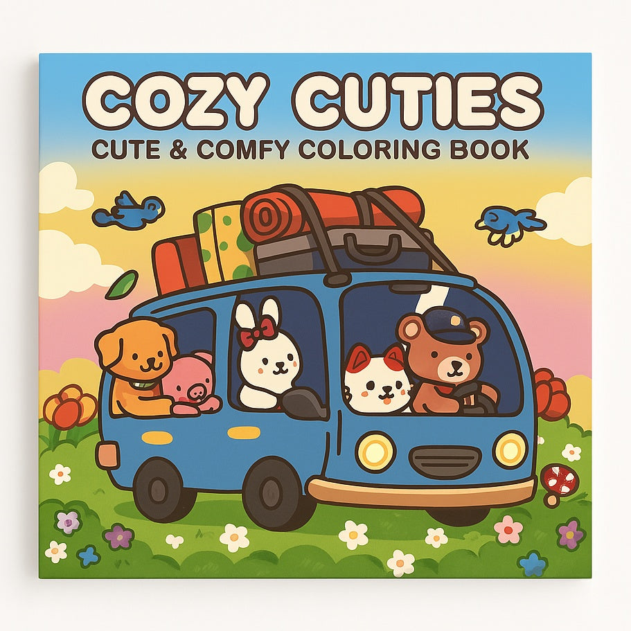 Livro para Colorir "Cozy Cuties"