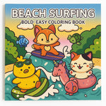 Livro para Colorir "Beach Surfing"