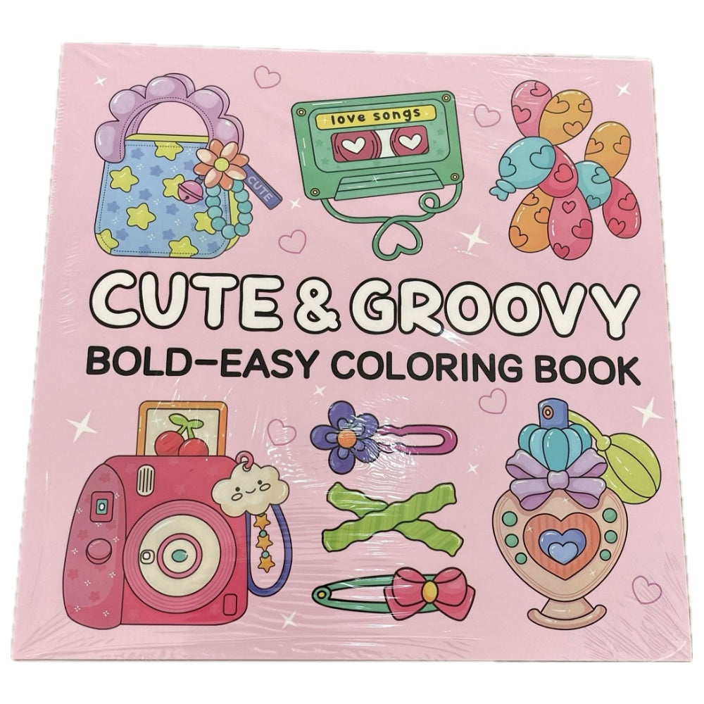 Livro para Colorir "Cute & Groovy"