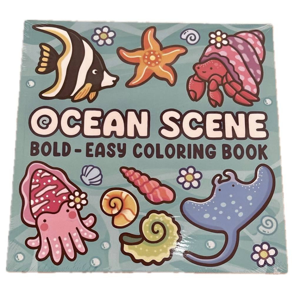 Livro para Colorir "Ocean Scene"