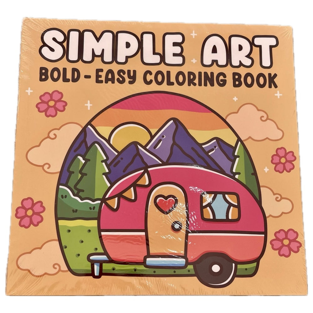 Livro para Colorir "Simple Art"