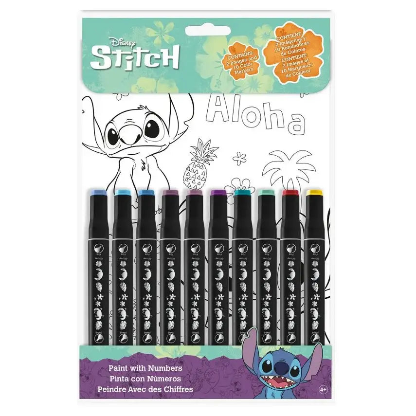 Stitch - Pinta com Números
