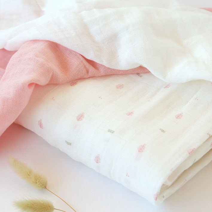 Kiokids - Conjunto 3 Fraldas Musselina - Rosa