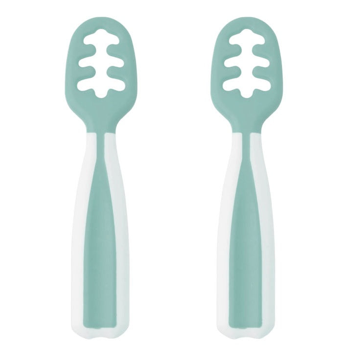 Kiokids - Conjunto de 2 Pré-Colheres Verde