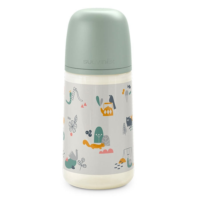 Suavinex - Biberão SX PRO "A Walk in The Park" Verde - 270 ml