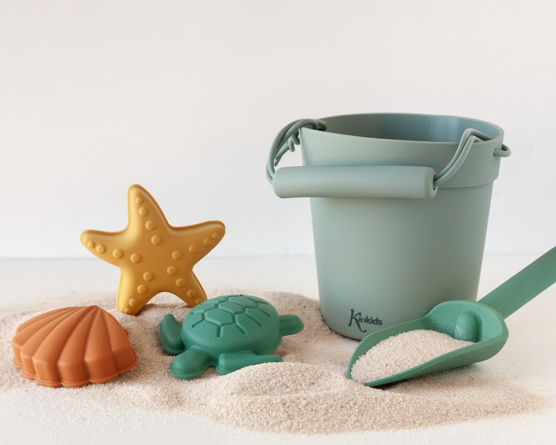 Kiokids - Conjunto de Praia Silicone - Verde