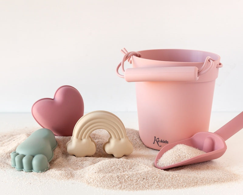 Kiokids - Conjunto de Praia Silicone - Rosa