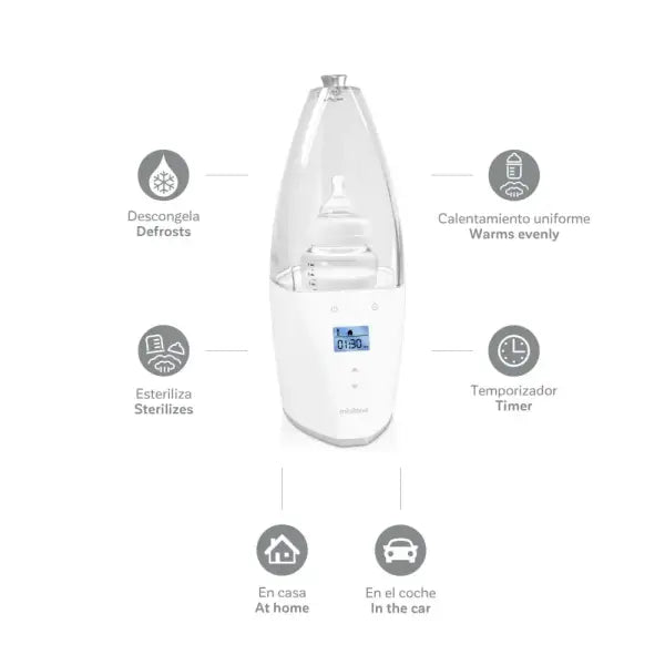 Miniland - Esterilizador e Aquecedor de Biberões Warmy Advanced
