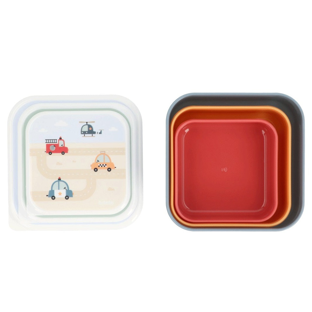 Tutete - Conjunto 3 Caixas p/ Snacks City Cars