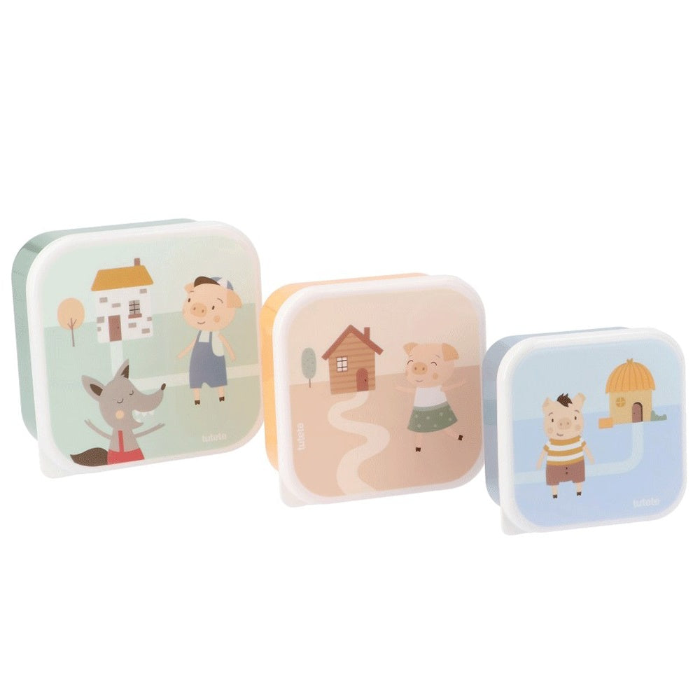 Tutete - Set de 3 Cajas Snack Croc
