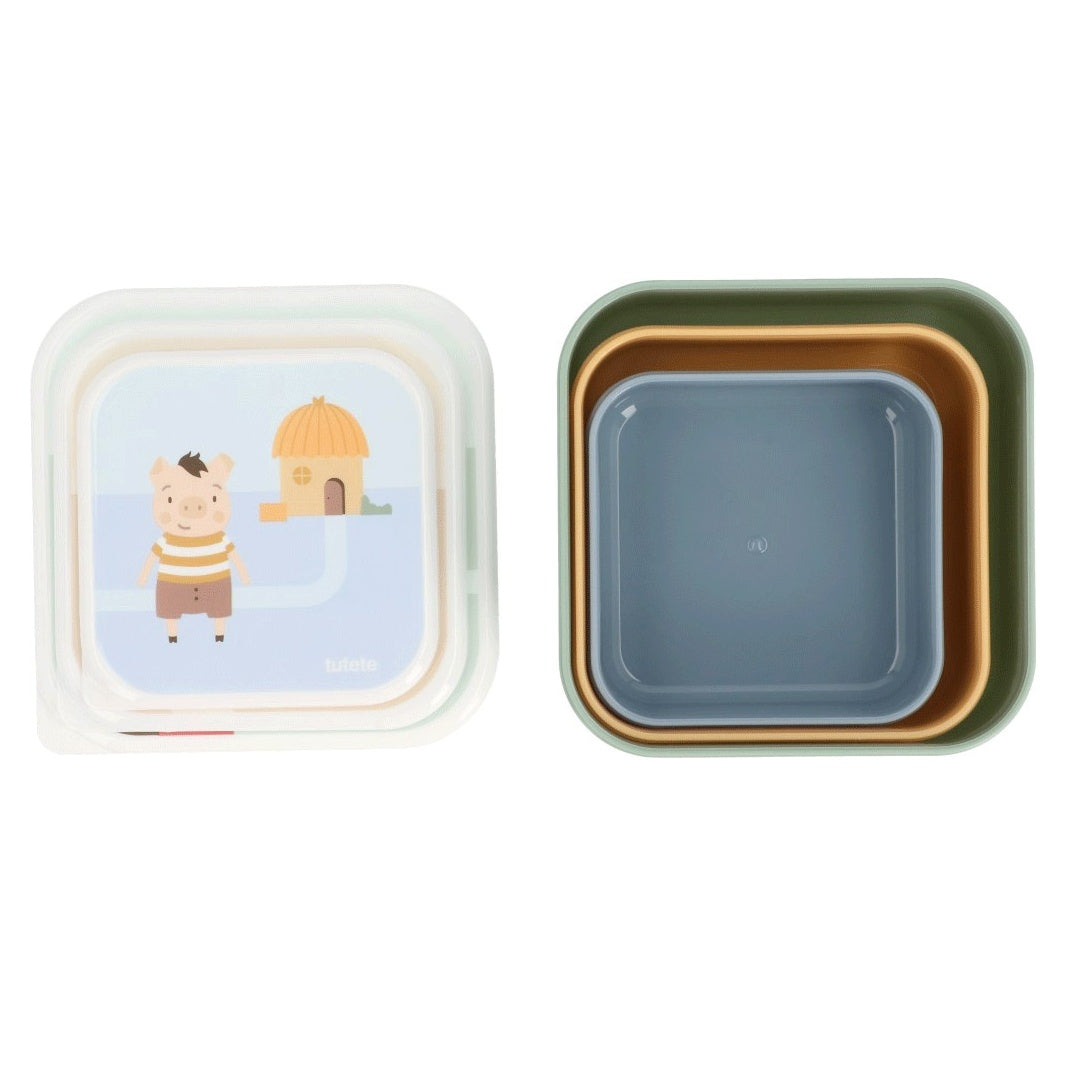 Tutete - Set de 3 Cajas Snack Croc