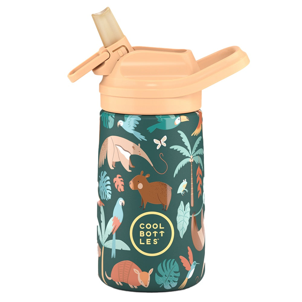 Cool Bottles - Garrafa Térmica Kiddies Rainforest Refuge 350 ml