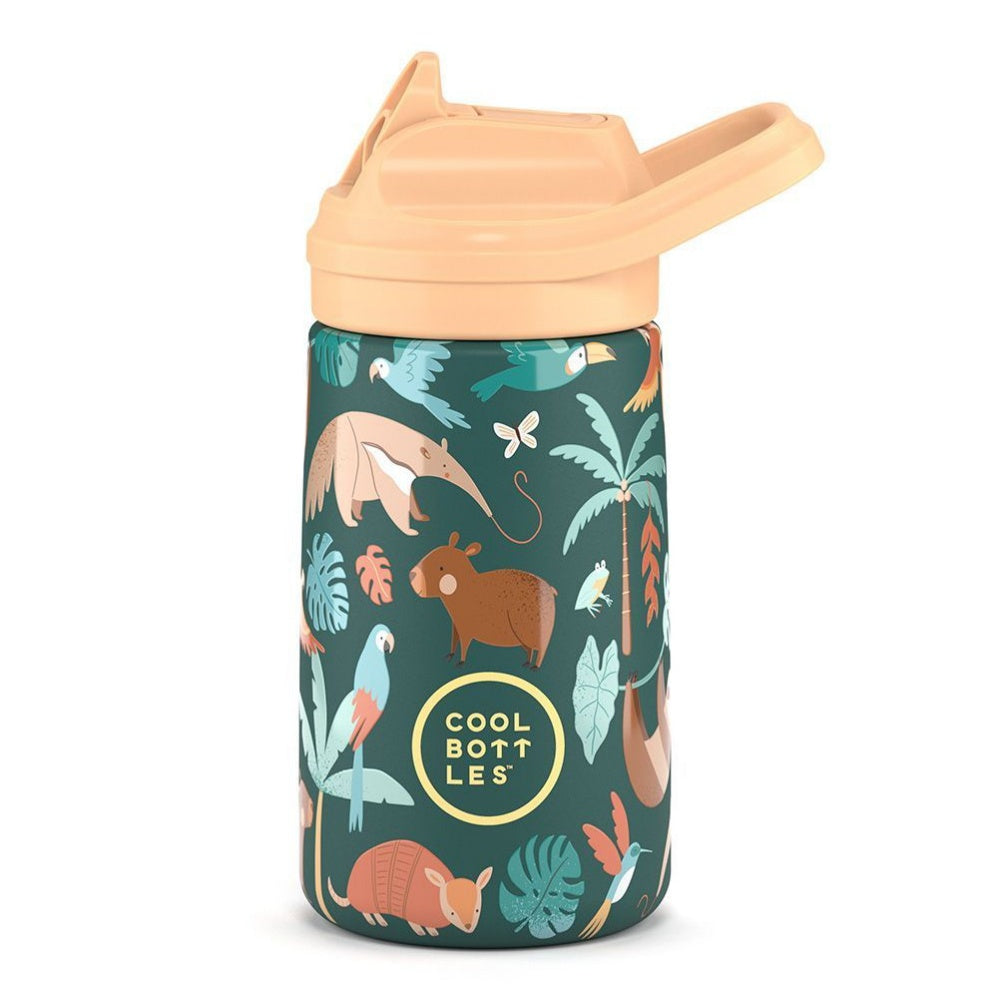Cool Bottles - Garrafa Térmica Kiddies Rainforest Refuge 350 ml