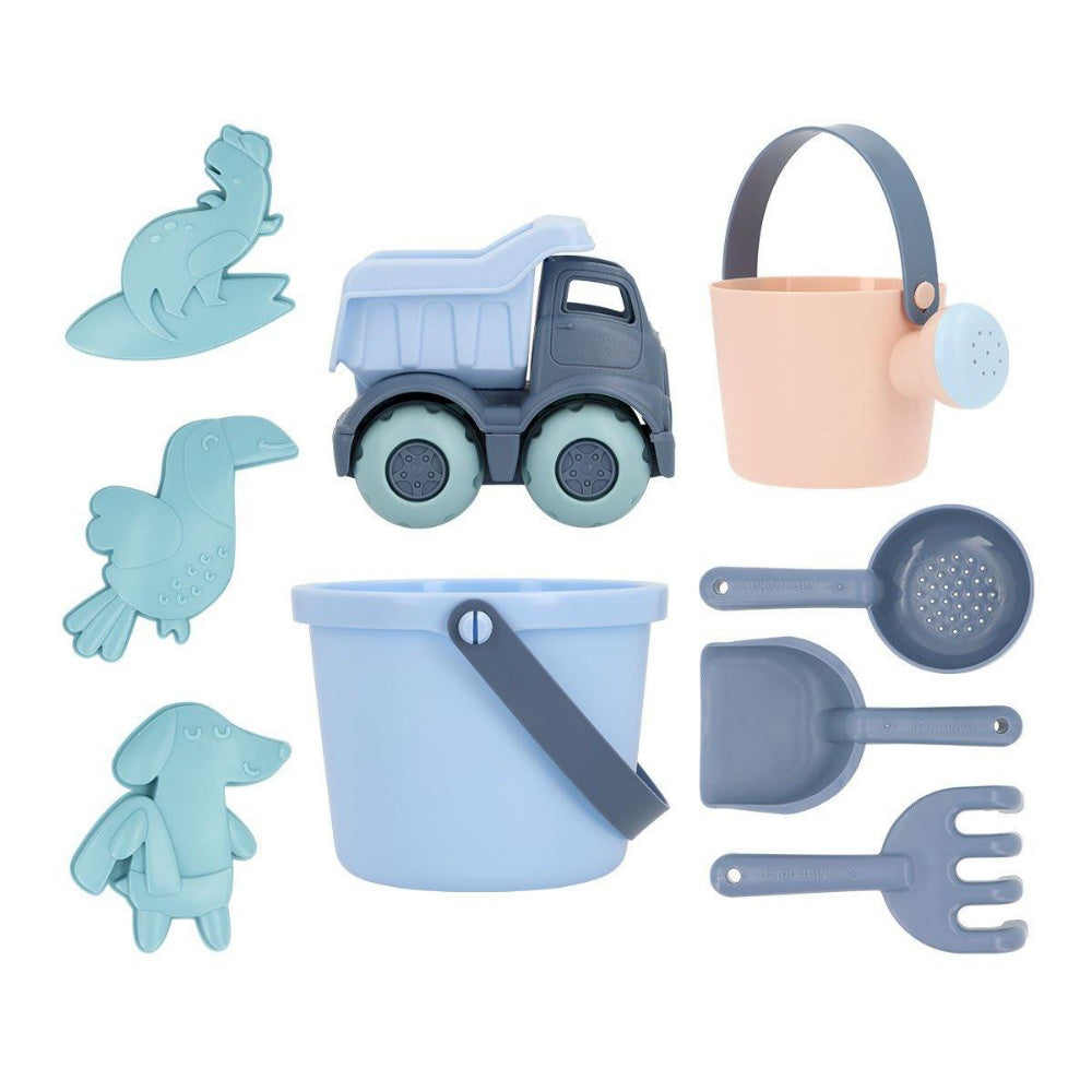 Monnëka - Conjunto Brinquedos de Praia - Serenity Blue