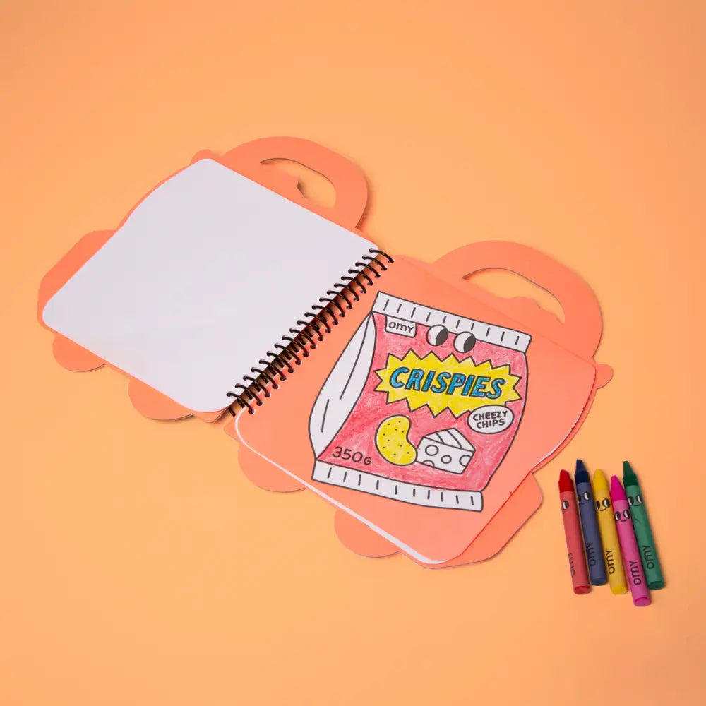 OMY - Livro para Colorir e Autocolantes YUMMI