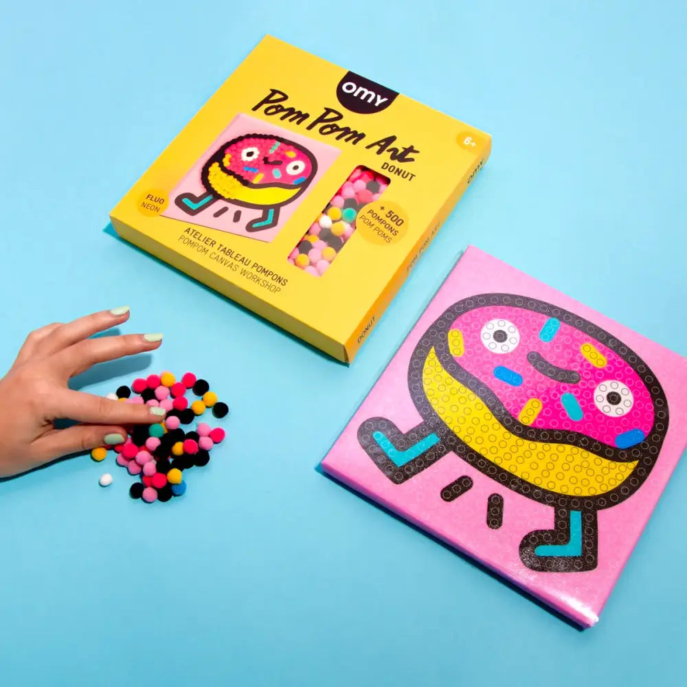 OMY - Arte com Pom Pom - Donut