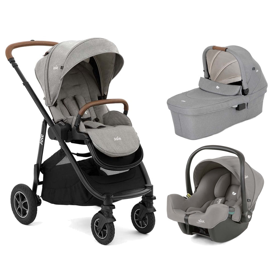 Joie - Trio Versatrax + I-Snug + Alcofa Rumble XL - Pebble