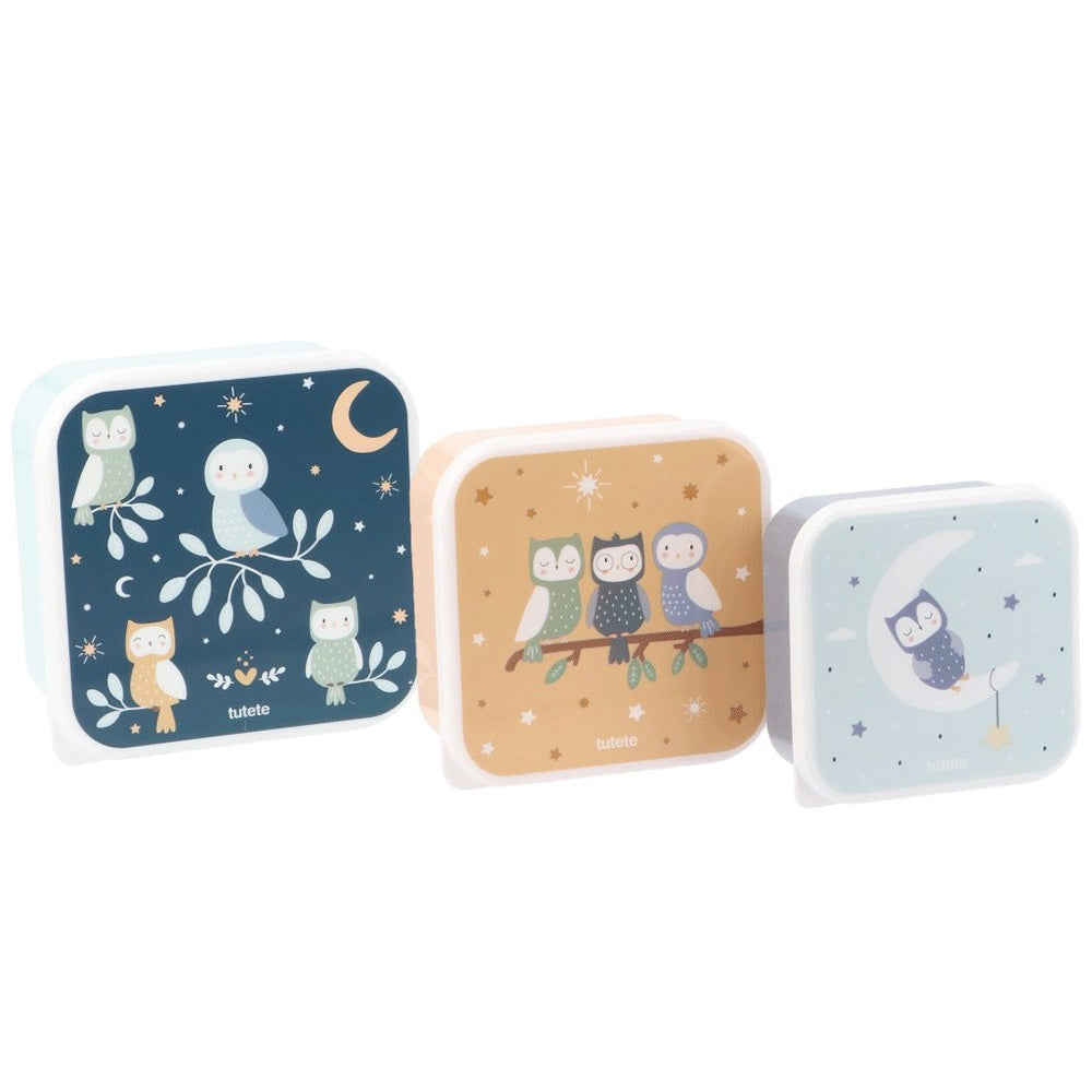 Tutete - Conjunto 3 Caixas p/ Snacks Magical Forest