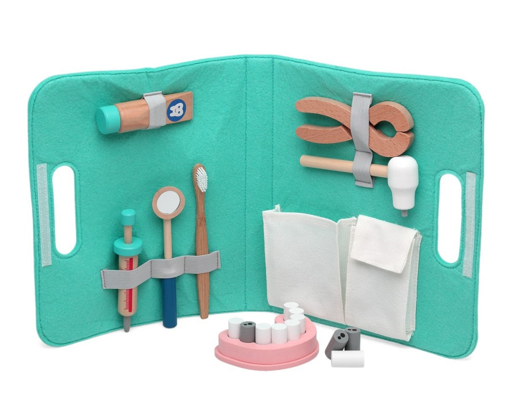 Kiokids - Kit de Dentista de Madeira +36m