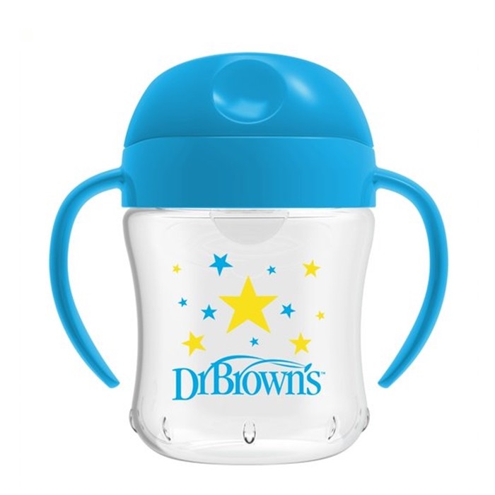 Dr. Brown's - Copo de Transição 180 ml - Estrelas Azul