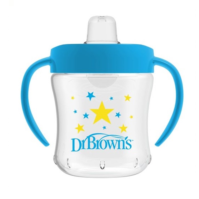 Dr. Brown's - Copo de Transição 180 ml - Estrelas Azul