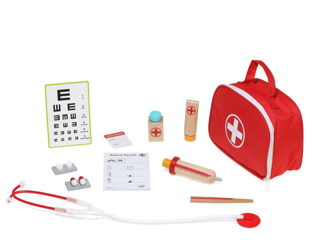 Kiokids - Kit de Médico de Madeira +36m