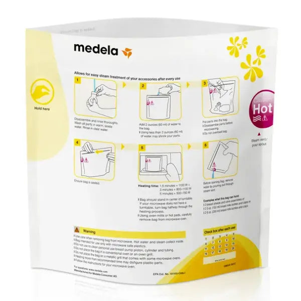 Medela - Sacos de Esterilização para Microondas Quick Clean