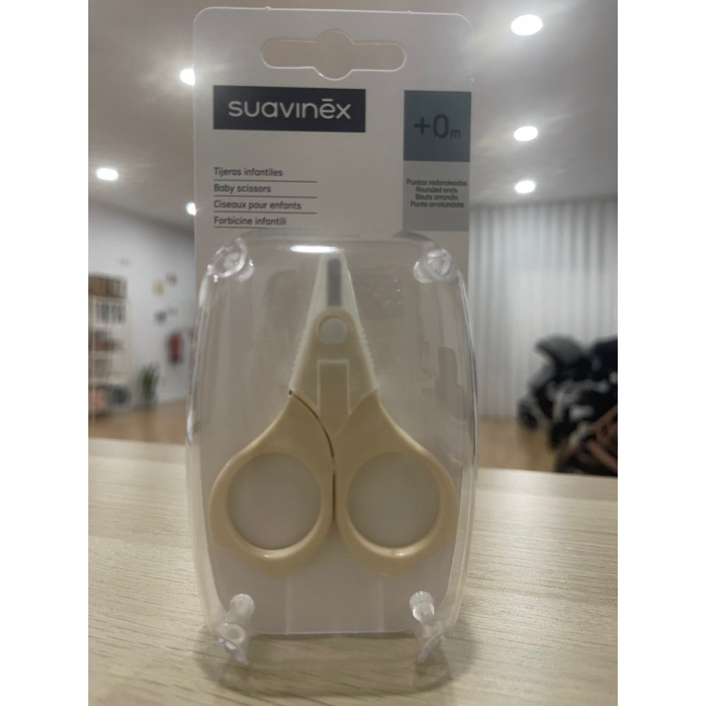 Suavinex - Tesoura Corta Unhas 0+m - Bege